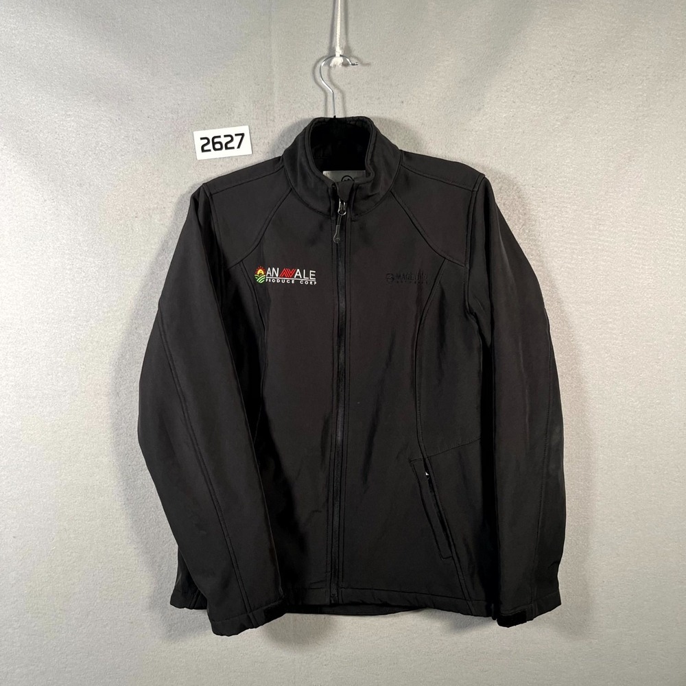Magellan Outdoors Anavale Produce Corp Jacket Women Small Black Mock Neck Zip Up